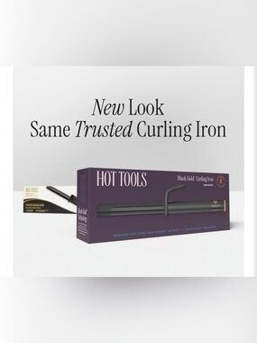 $100. Hot Tools Black and Gold curling Iron. 1 1/4 inch barrel. New open box.